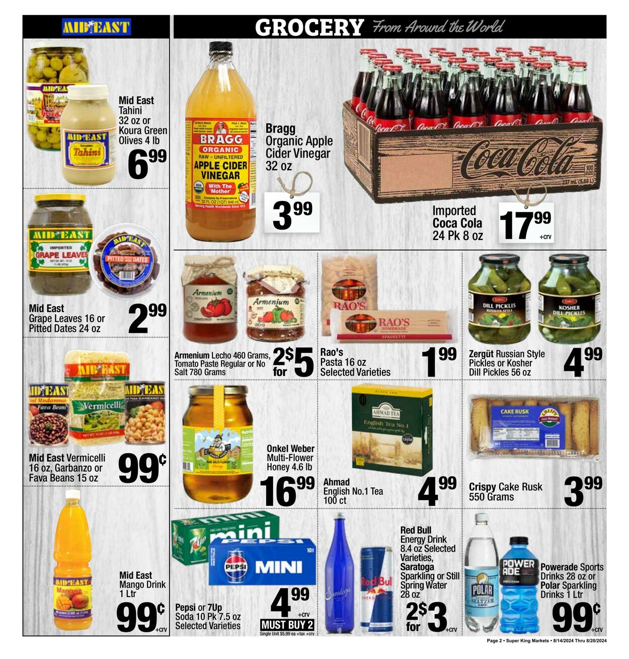 Weekly ad Super King Markets 08/14/2024 - 08/20/2024