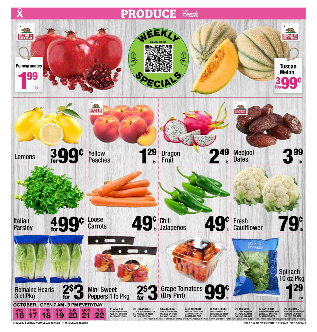 Weekly ad Super King Markets 10/16/2024 - 10/22/2024