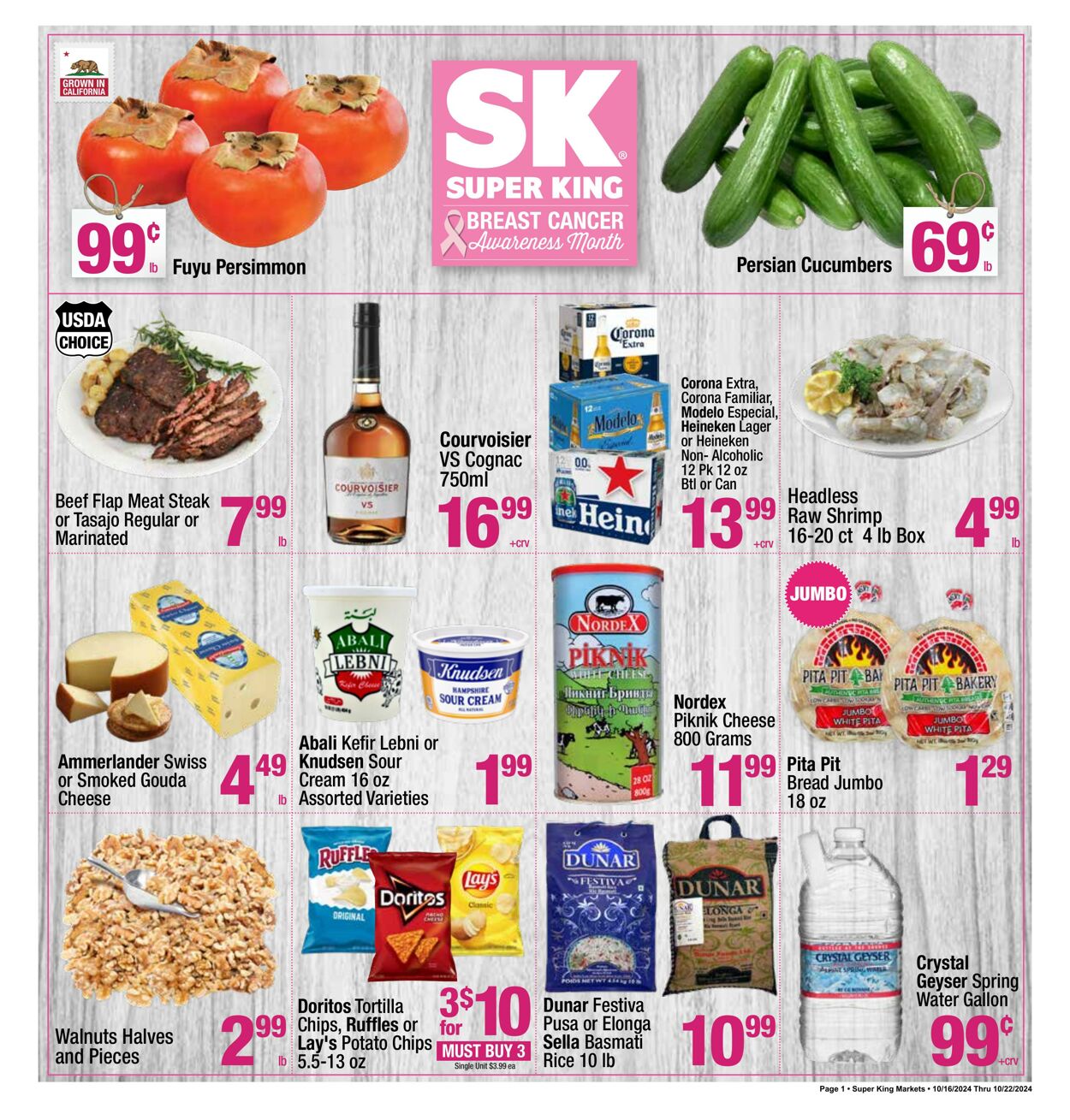 Weekly ad Super King Markets - Superkingmarkets Oct 16, 2024 - Oct 22, 2024