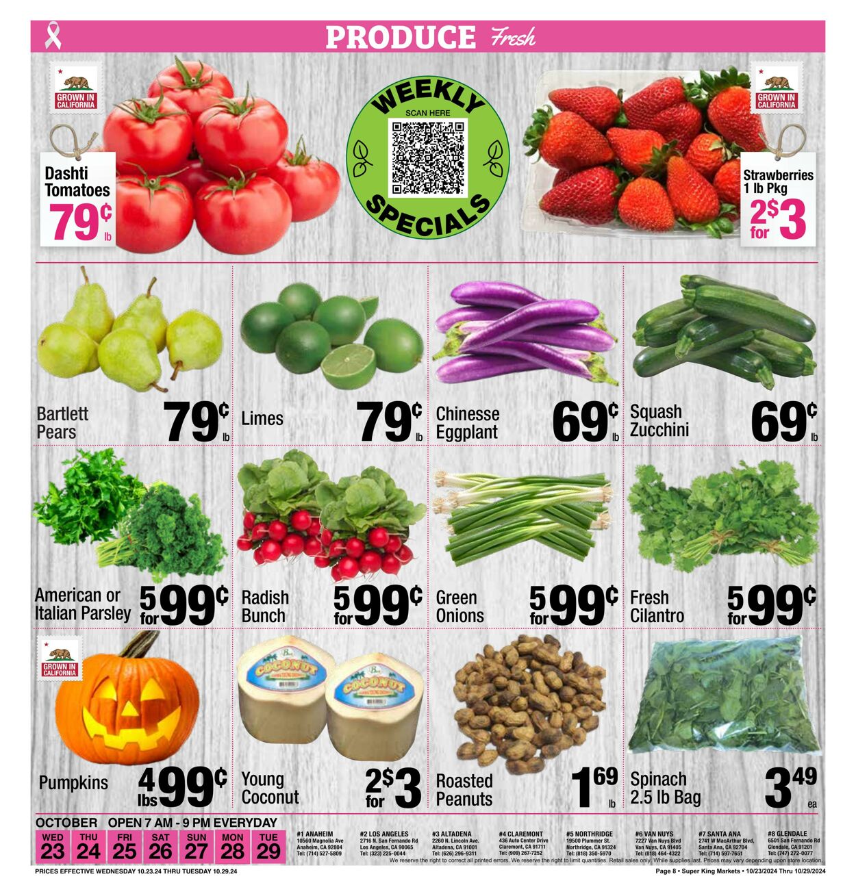 Weekly ad Super King Markets 10/23/2024 - 10/29/2024