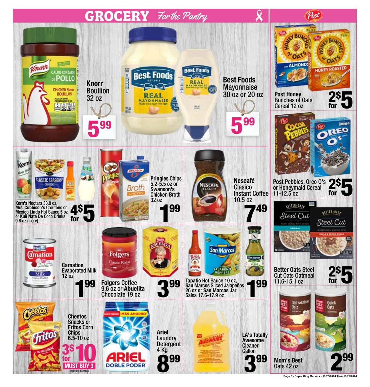 Weekly ad Super King Markets 10/23/2024 - 10/29/2024