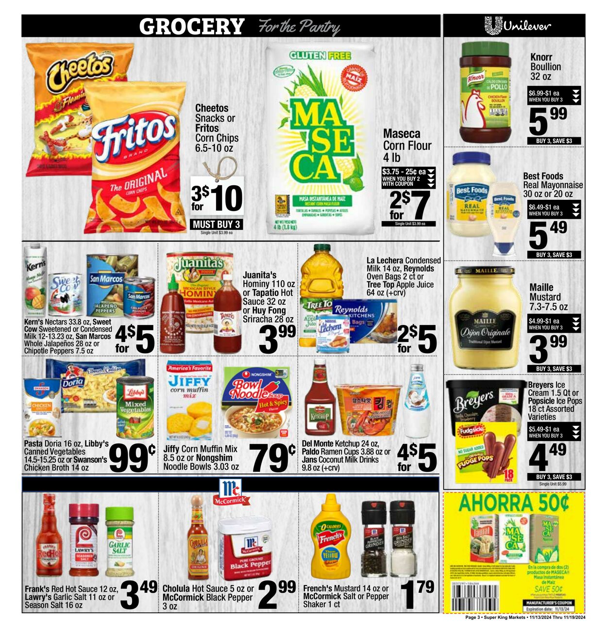 Weekly ad Super King Markets 11/13/2024 - 11/19/2024