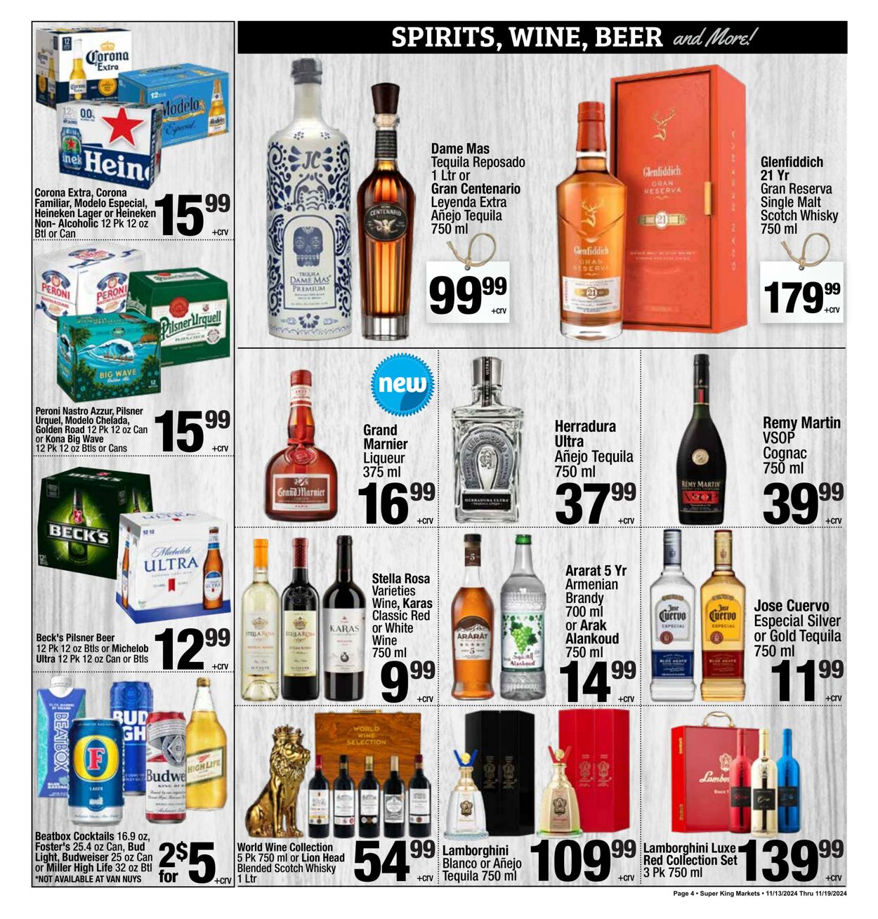 Weekly ad Super King Markets 11/13/2024 - 11/19/2024