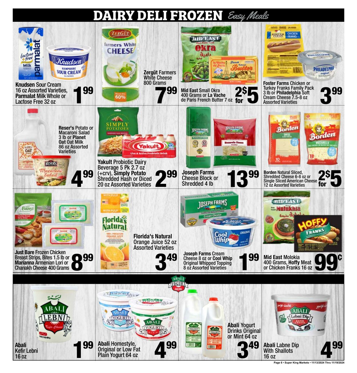 Weekly ad Super King Markets 11/13/2024 - 11/19/2024