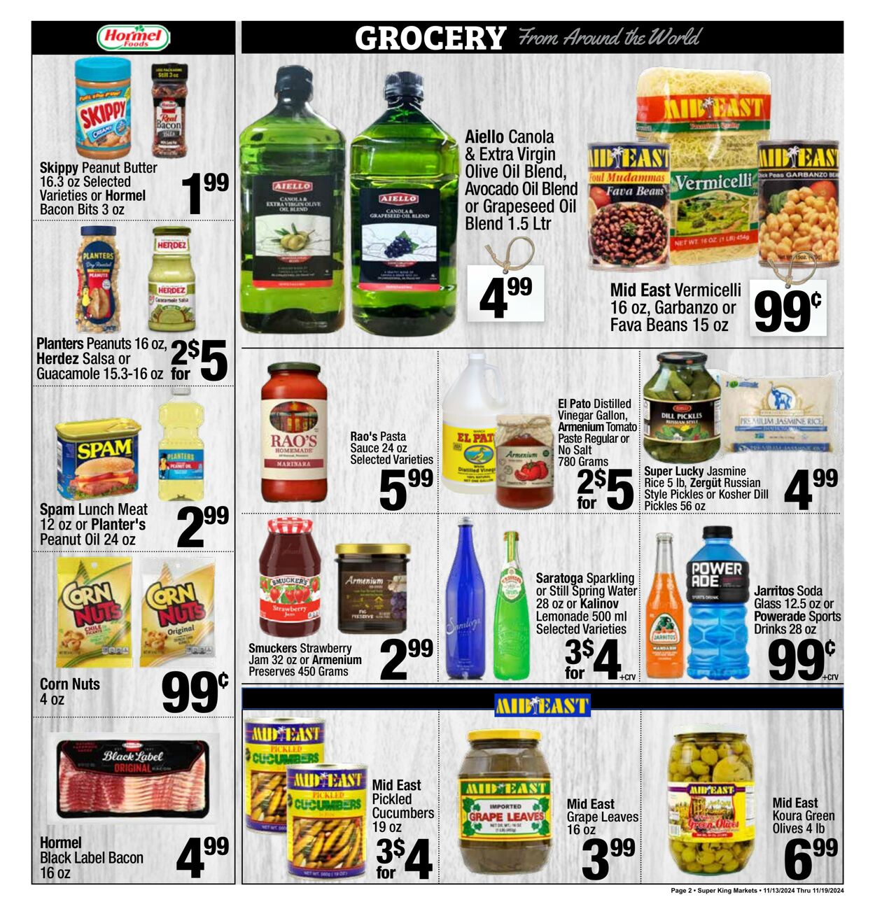 Weekly ad Super King Markets 11/13/2024 - 11/19/2024