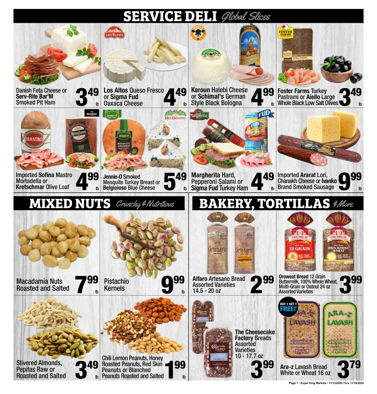 Weekly ad Super King Markets 11/13/2024 - 11/19/2024