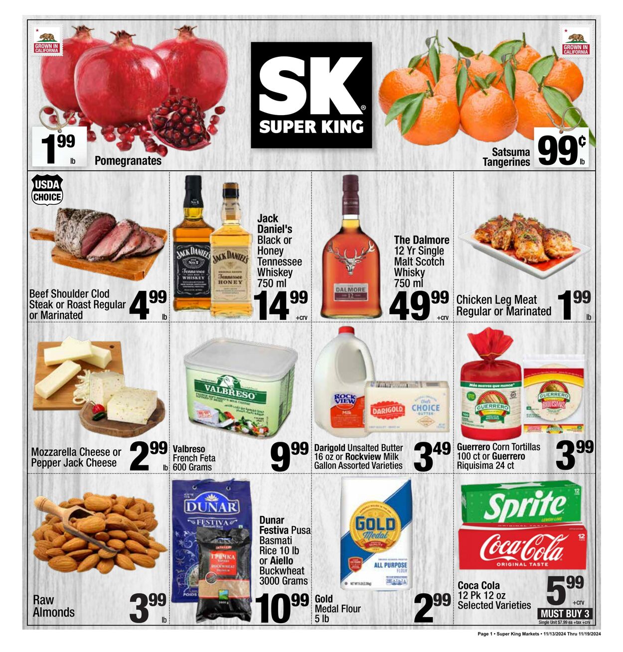 Weekly ad Super King Markets - Superkingmarkets Nov 13, 2024 - Nov 19, 2024