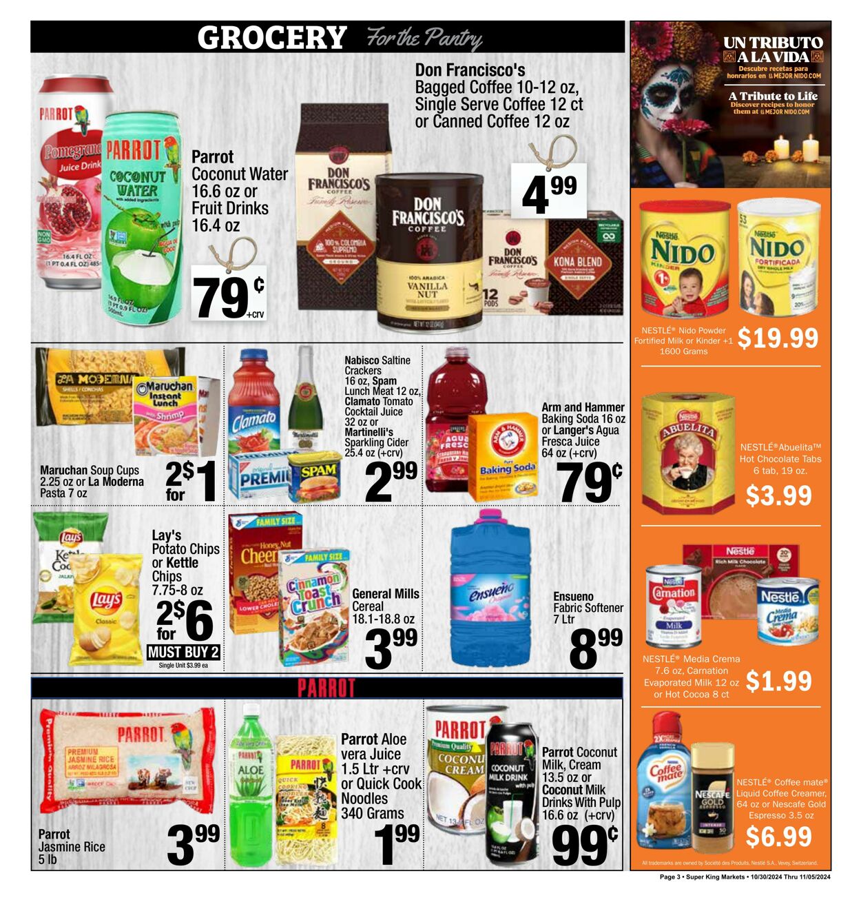 Weekly ad Super King Markets 10/30/2024 - 11/05/2024