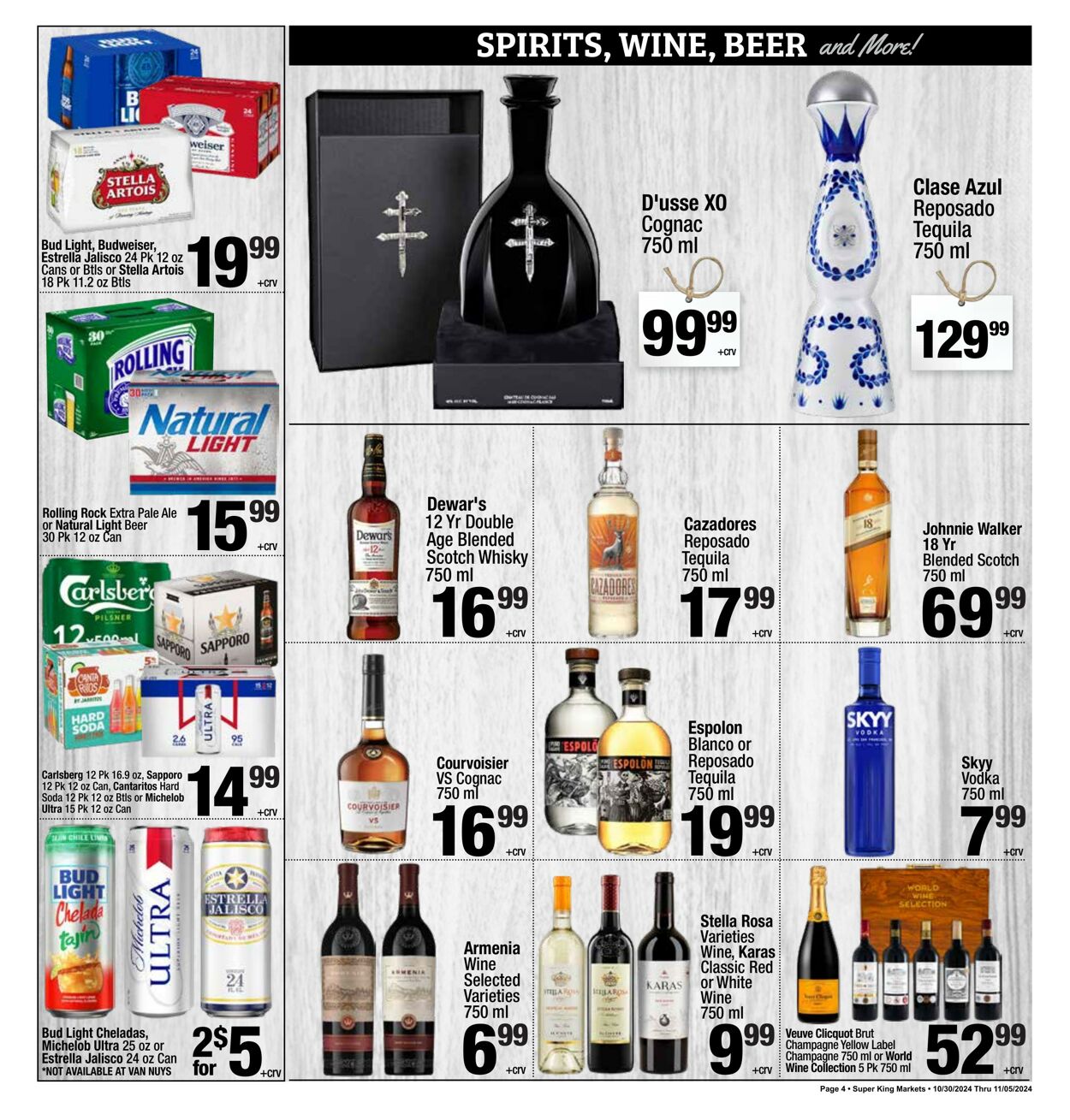 Weekly ad Super King Markets 10/30/2024 - 11/05/2024