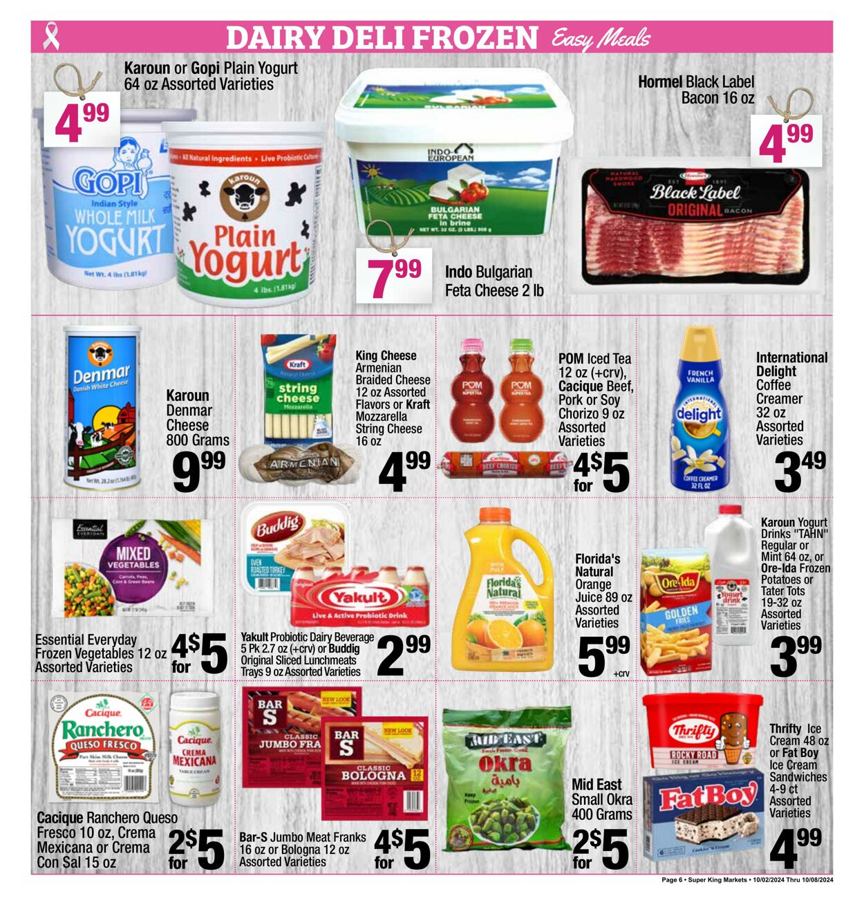 Weekly ad Super King Markets 10/02/2024 - 10/08/2024