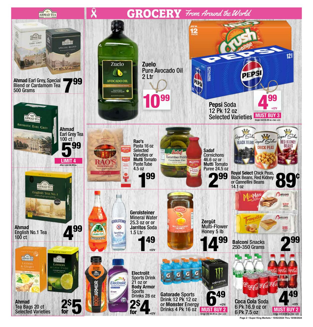 Weekly ad Super King Markets 10/02/2024 - 10/08/2024