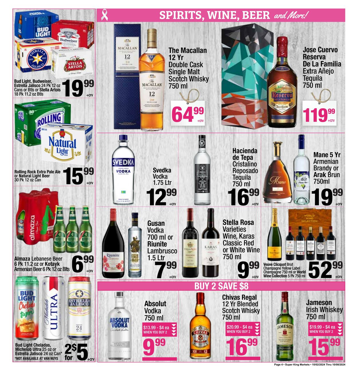 Weekly ad Super King Markets 10/02/2024 - 10/08/2024