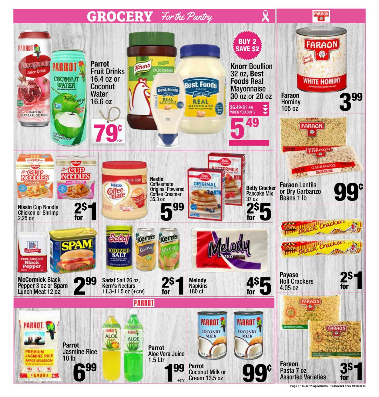 Weekly ad Super King Markets 10/02/2024 - 10/08/2024