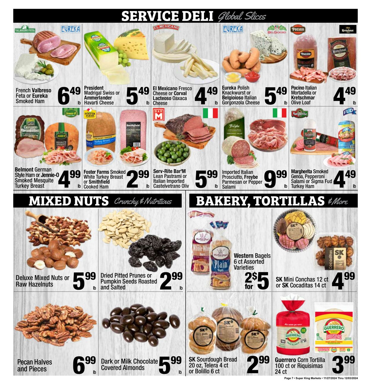 Weekly ad Super King Markets 11/29/2024 - 12/01/2024