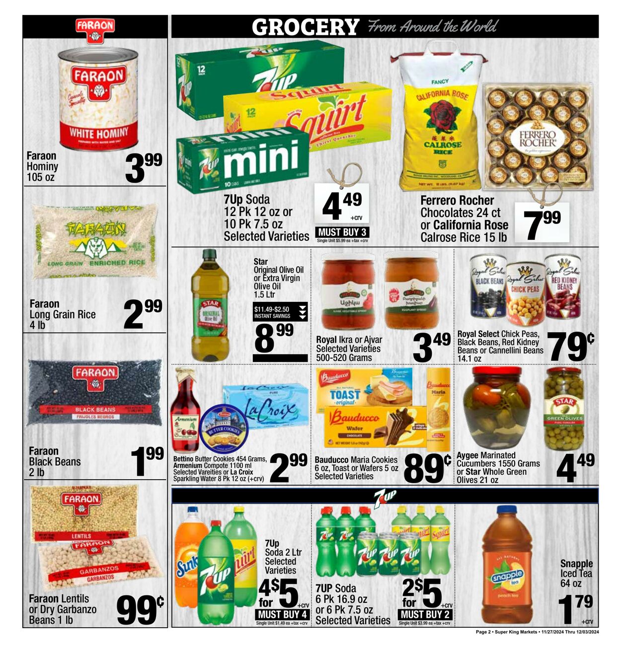 Weekly ad Super King Markets 11/29/2024 - 12/01/2024