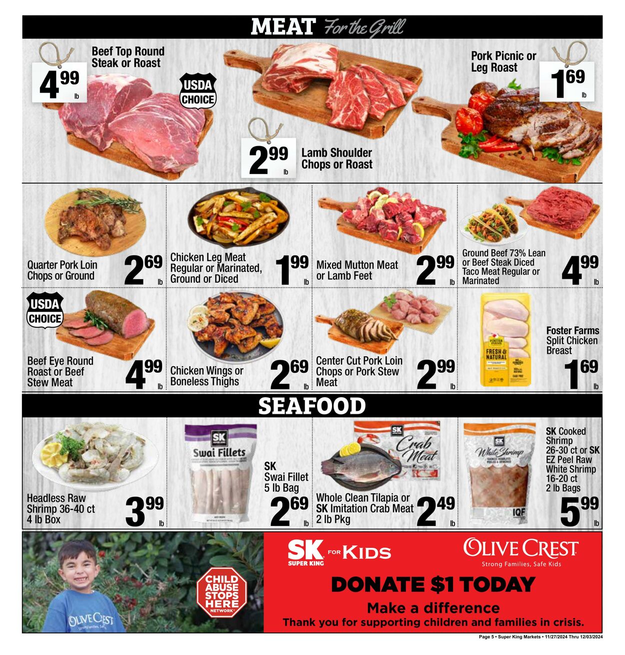 Weekly ad Super King Markets 11/29/2024 - 12/01/2024