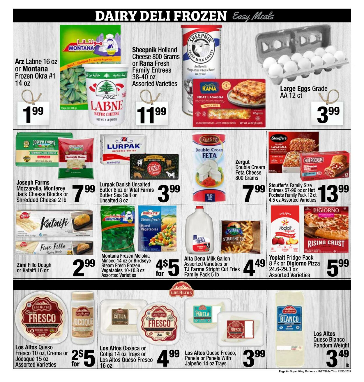 Weekly ad Super King Markets 11/29/2024 - 12/01/2024