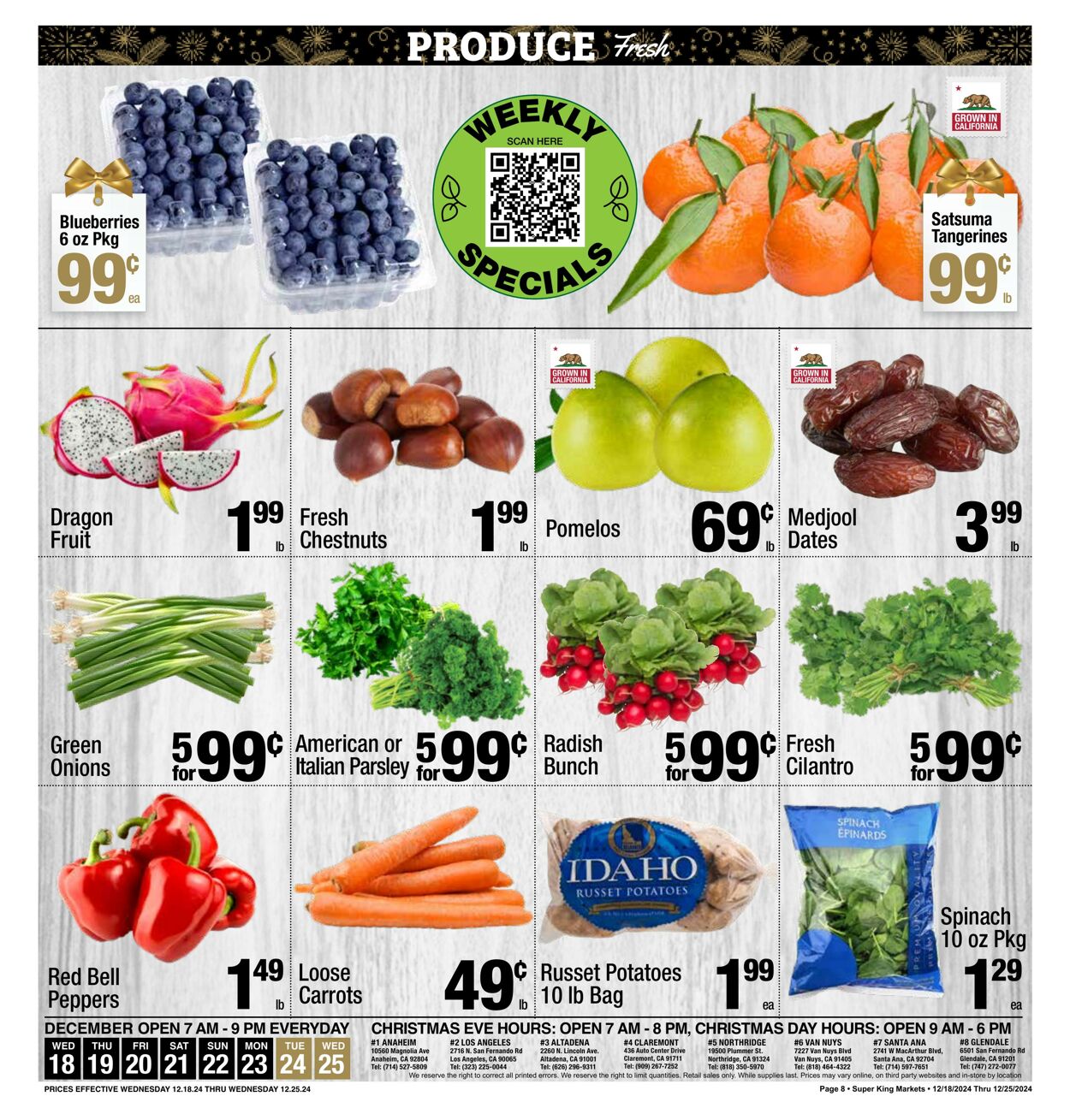 Weekly ad Super King Markets 12/18/2024 - 12/25/2024