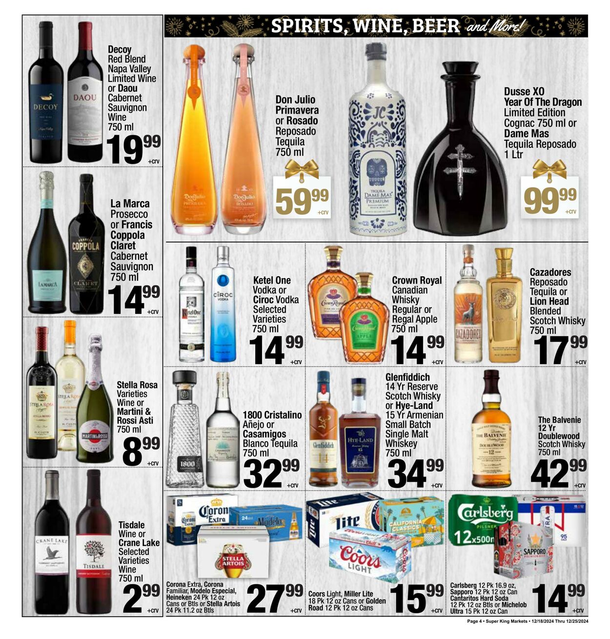 Weekly ad Super King Markets 12/18/2024 - 12/25/2024