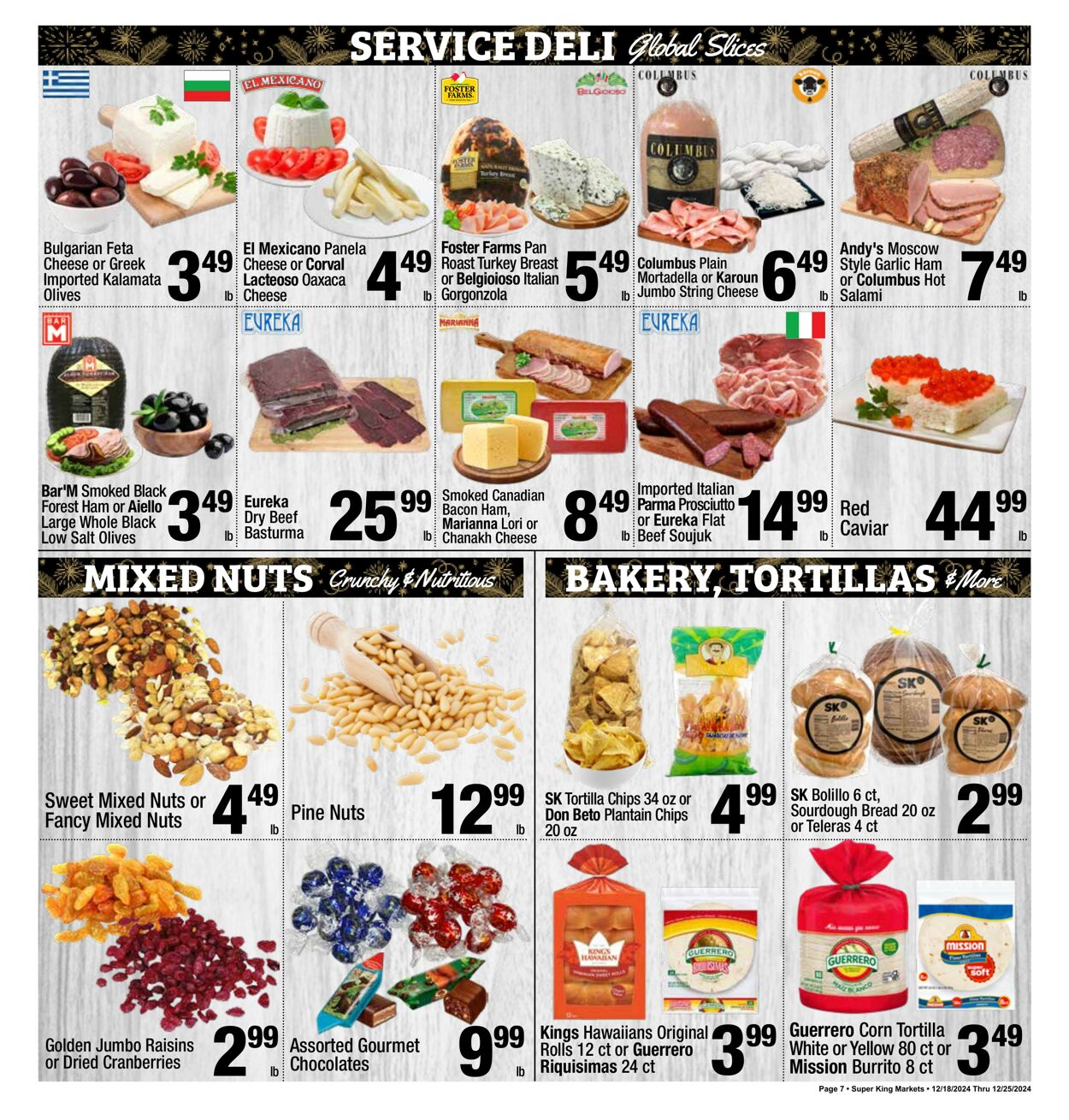 Weekly ad Super King Markets 12/18/2024 - 12/25/2024