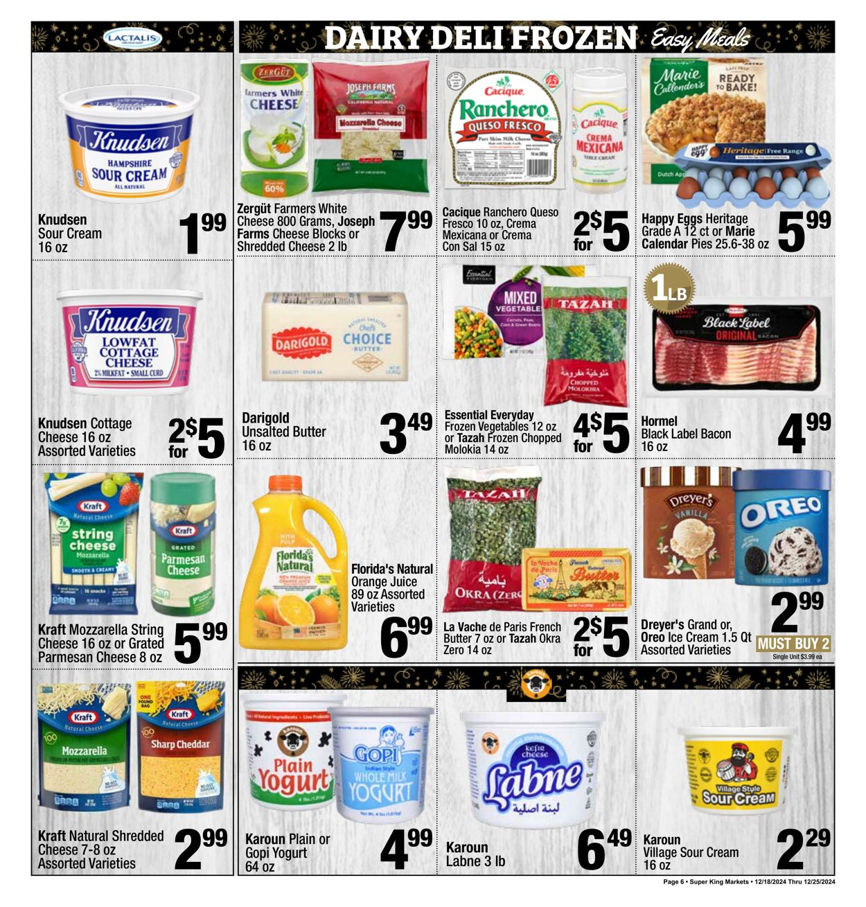 Weekly ad Super King Markets 12/18/2024 - 12/25/2024