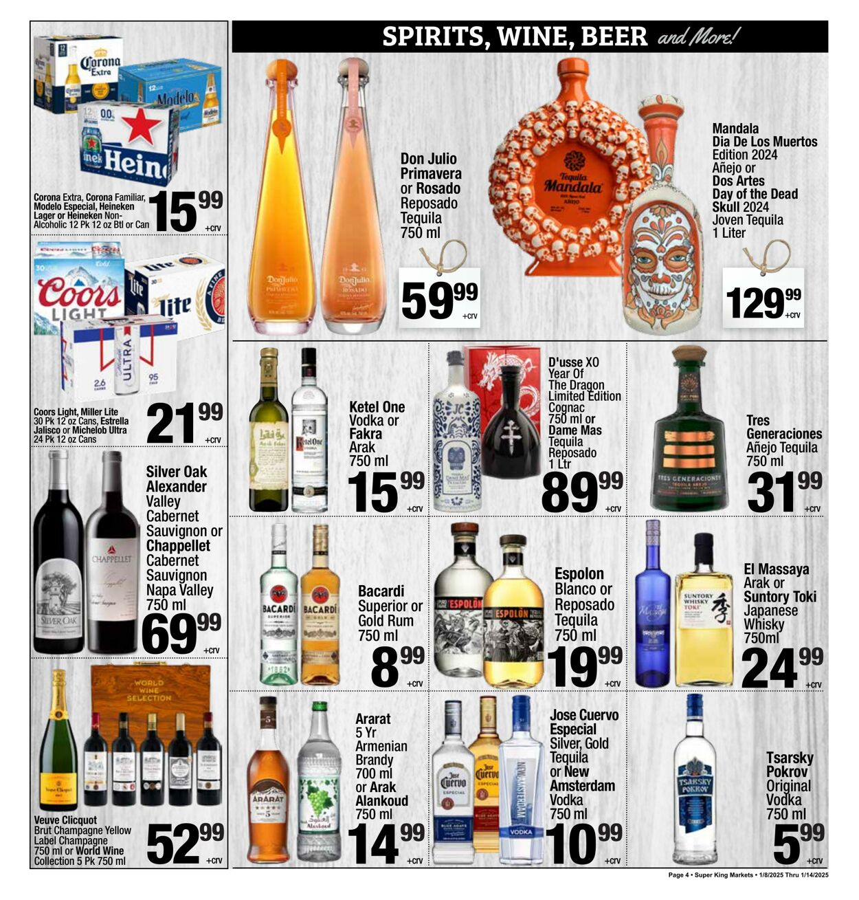 Weekly ad Super King Markets 01/08/2025 - 01/14/2025