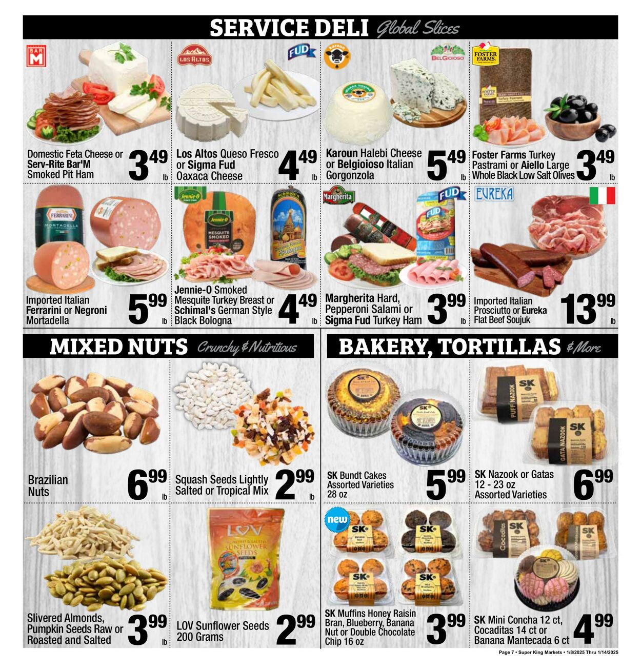 Weekly ad Super King Markets 01/08/2025 - 01/14/2025