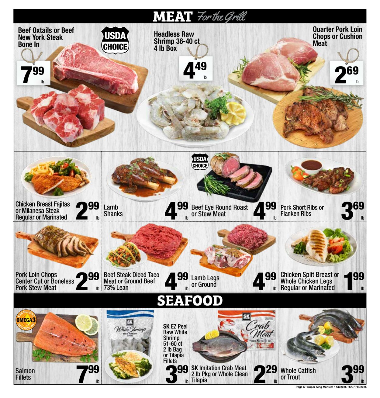 Weekly ad Super King Markets 01/08/2025 - 01/14/2025