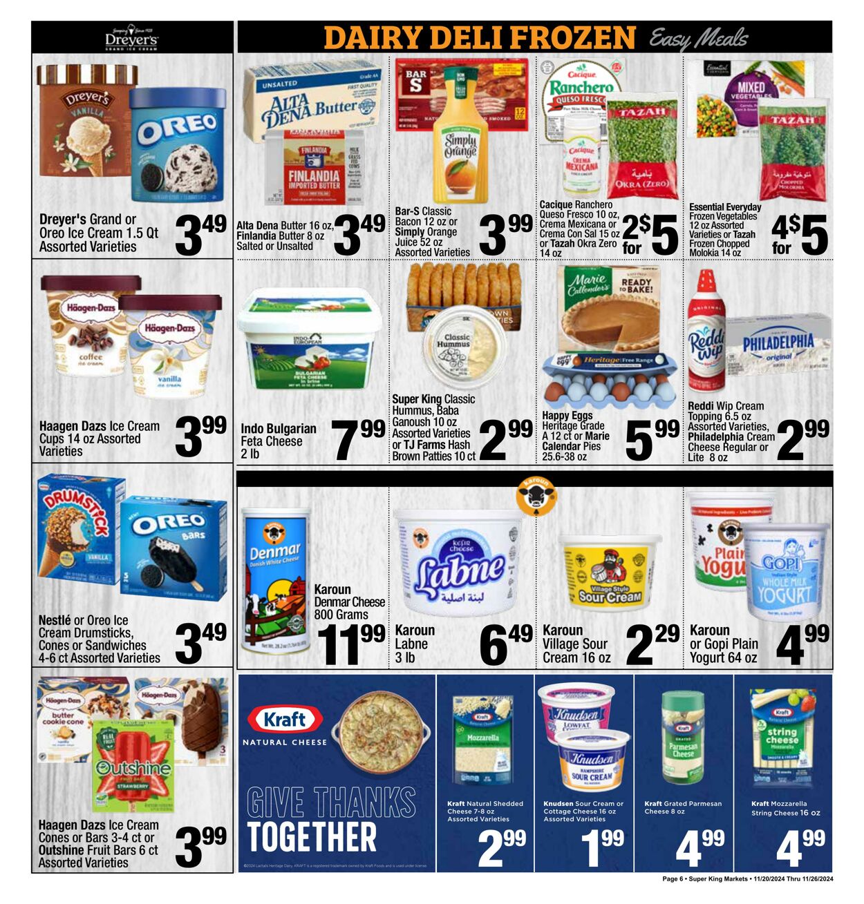 Weekly ad Super King Markets 11/20/2024 - 11/26/2024