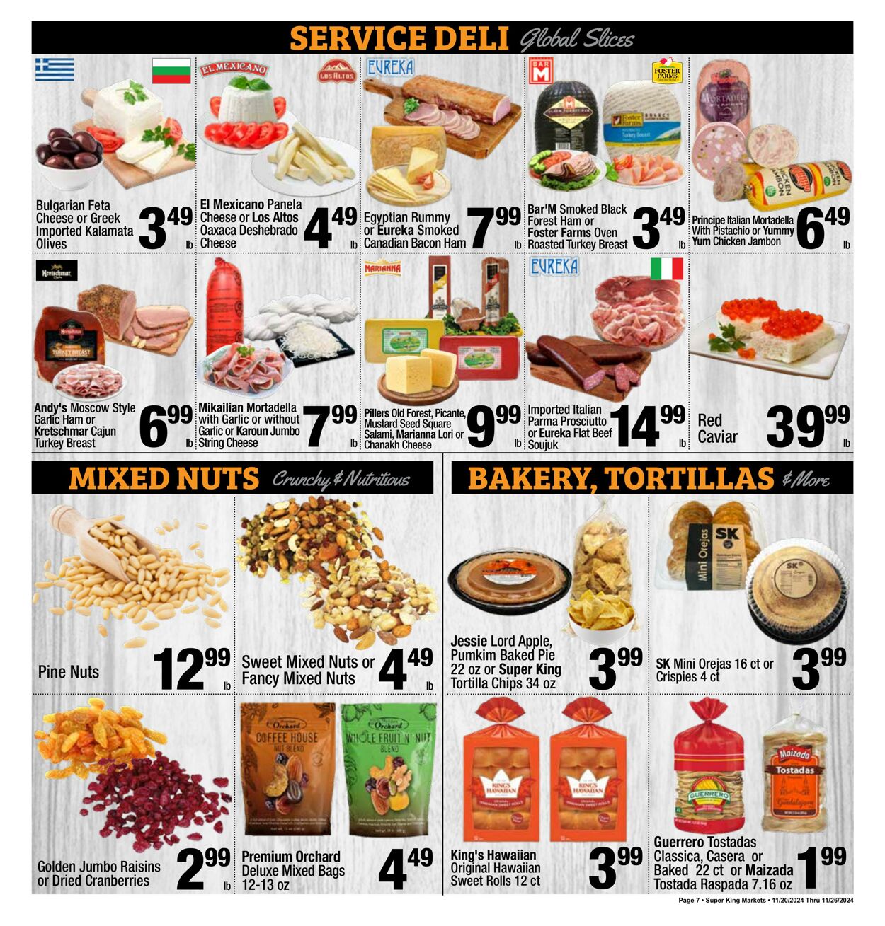 Weekly ad Super King Markets 11/20/2024 - 11/26/2024