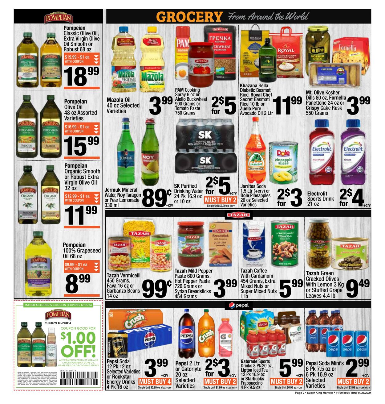 Weekly ad Super King Markets 11/20/2024 - 11/26/2024