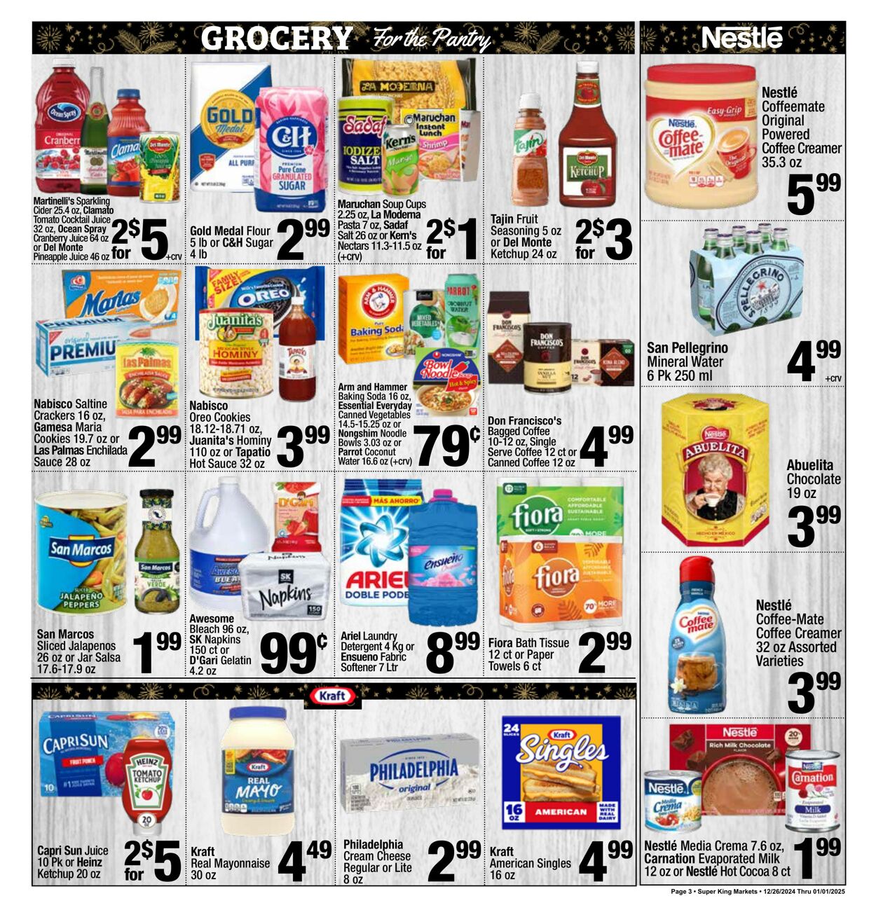 Weekly ad Super King Markets 12/26/2024 - 01/01/2025