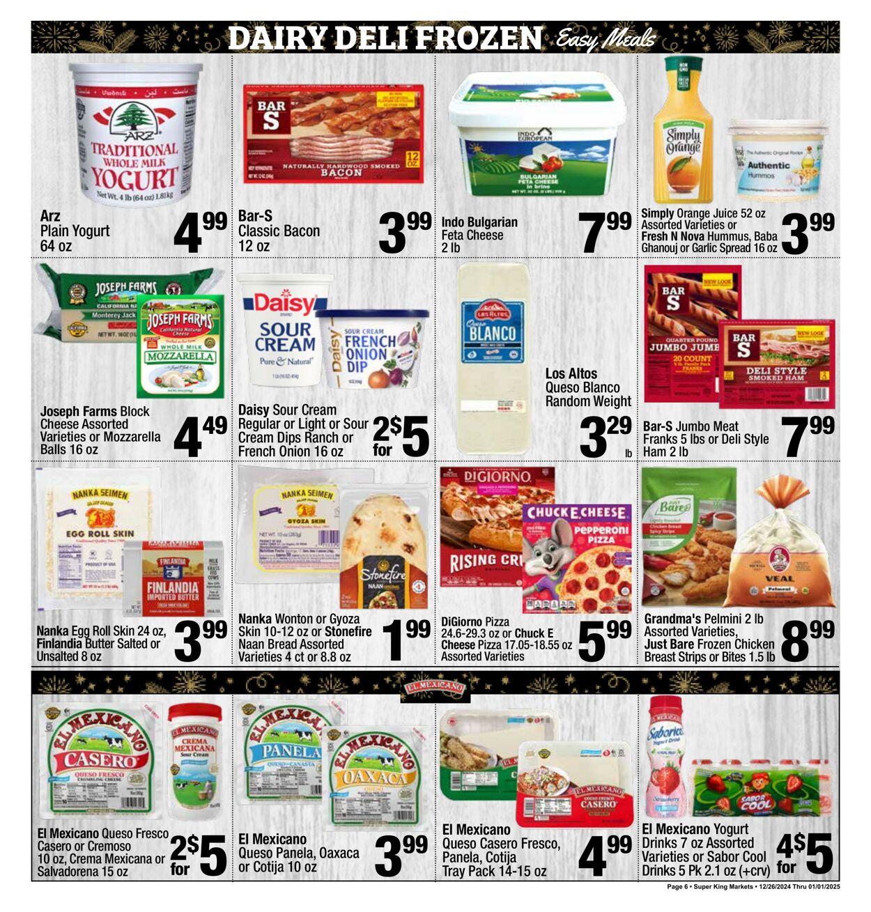 Weekly ad Super King Markets 12/26/2024 - 01/01/2025