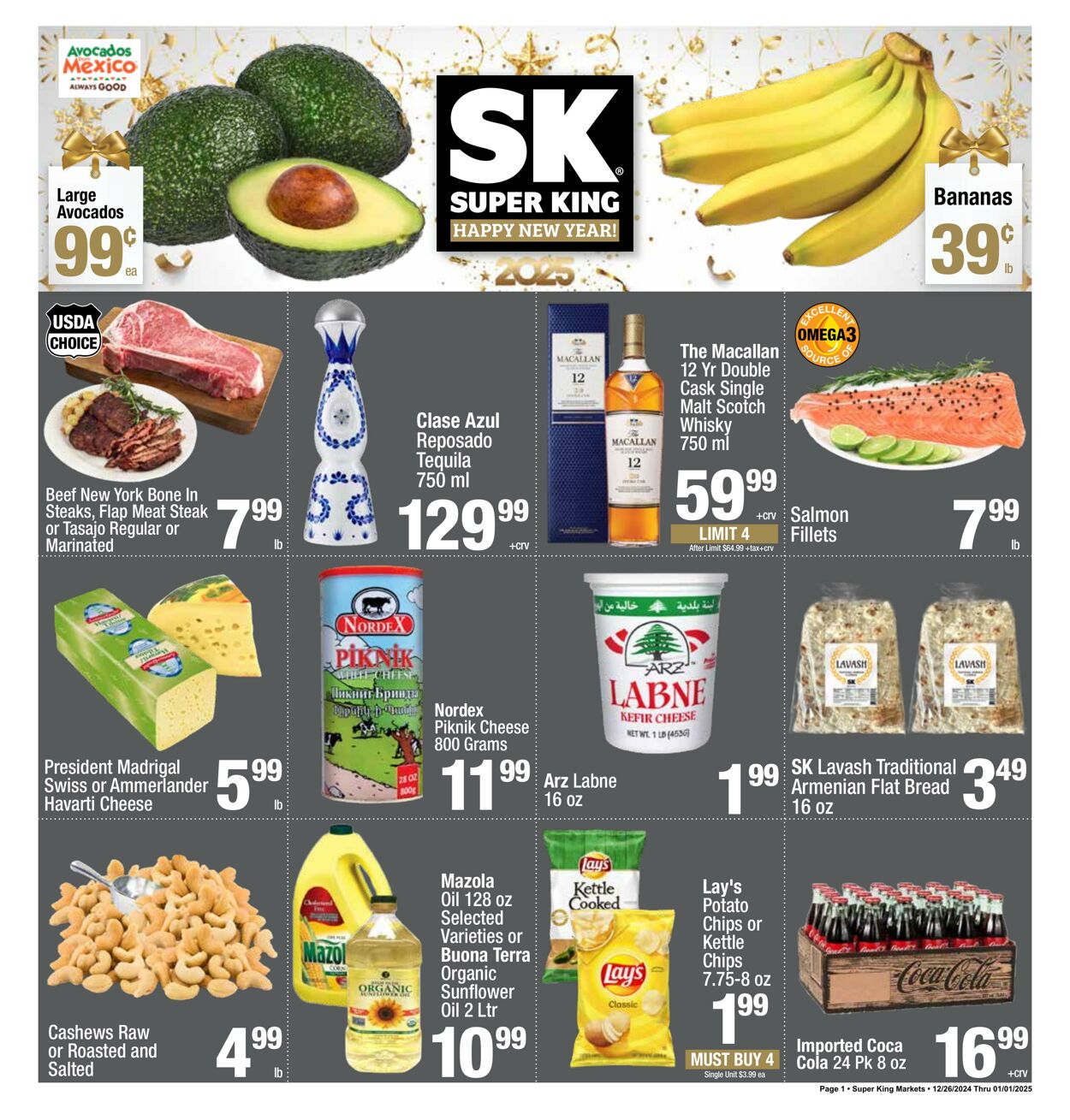 Weekly ad Super King Markets 12/26/2024 - 01/01/2025