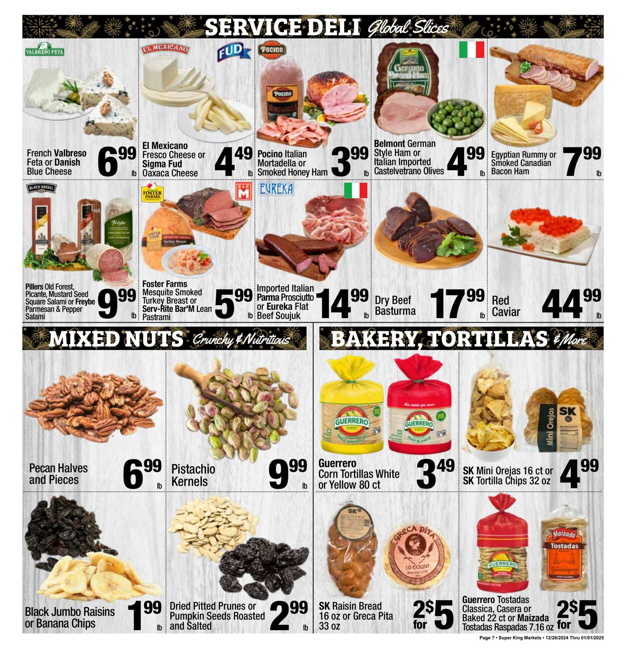 Weekly ad Super King Markets 12/26/2024 - 01/01/2025