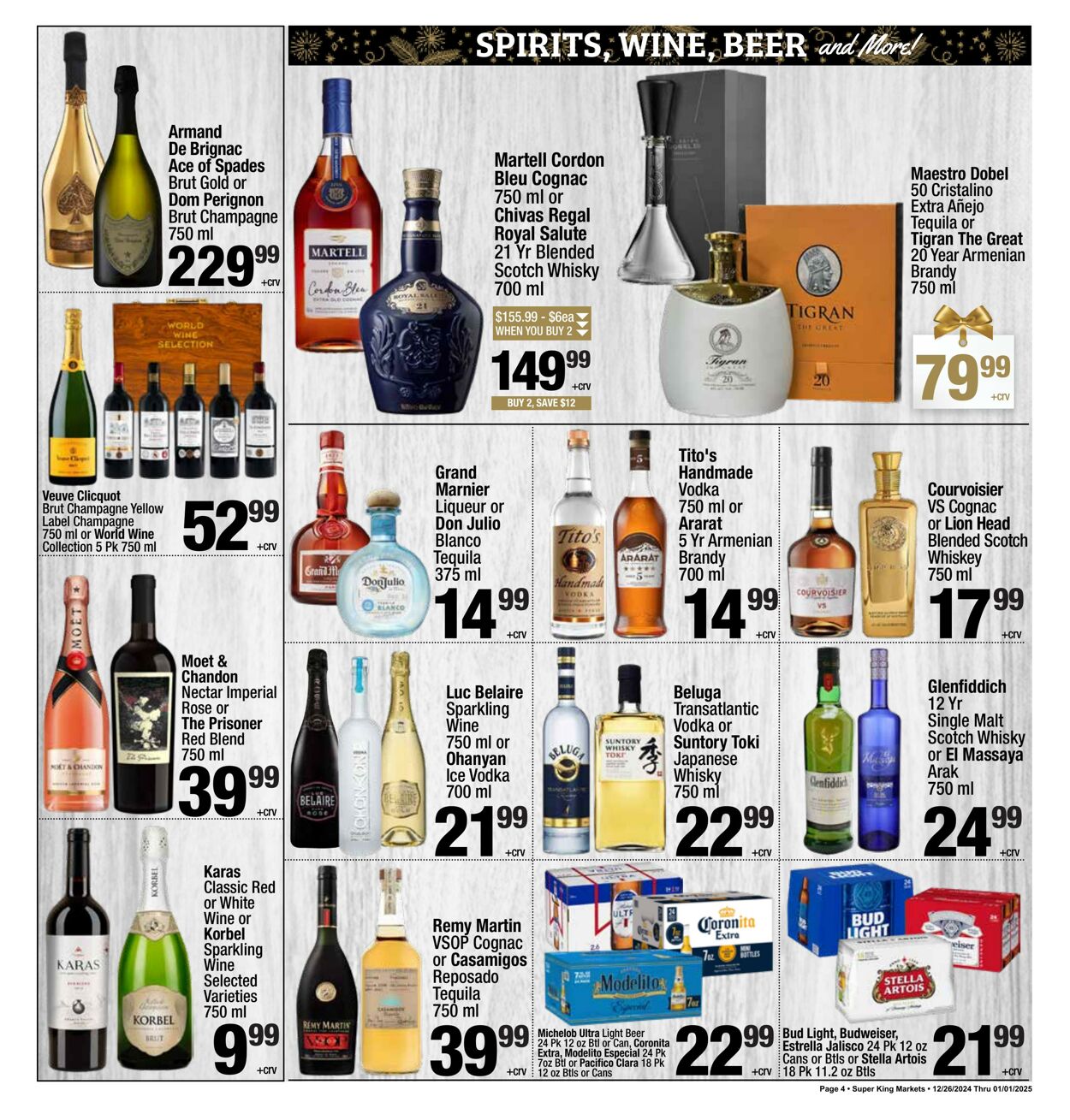 Weekly ad Super King Markets 12/26/2024 - 01/01/2025