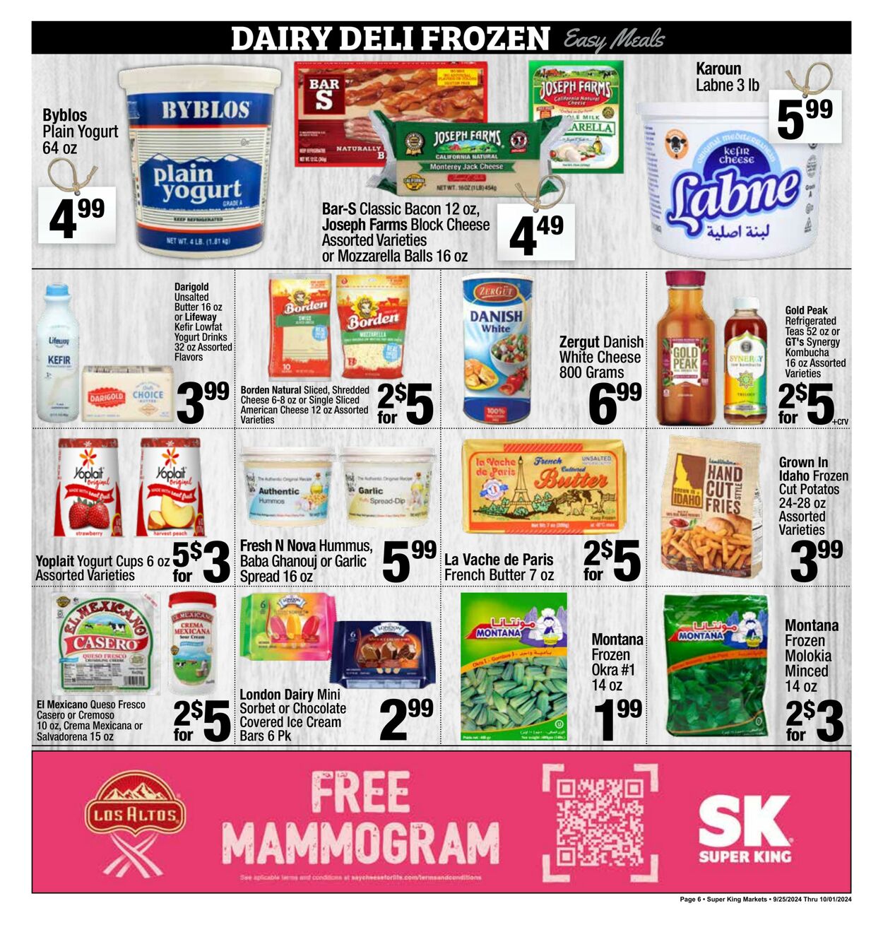 Weekly ad Super King Markets 09/25/2024 - 10/01/2024