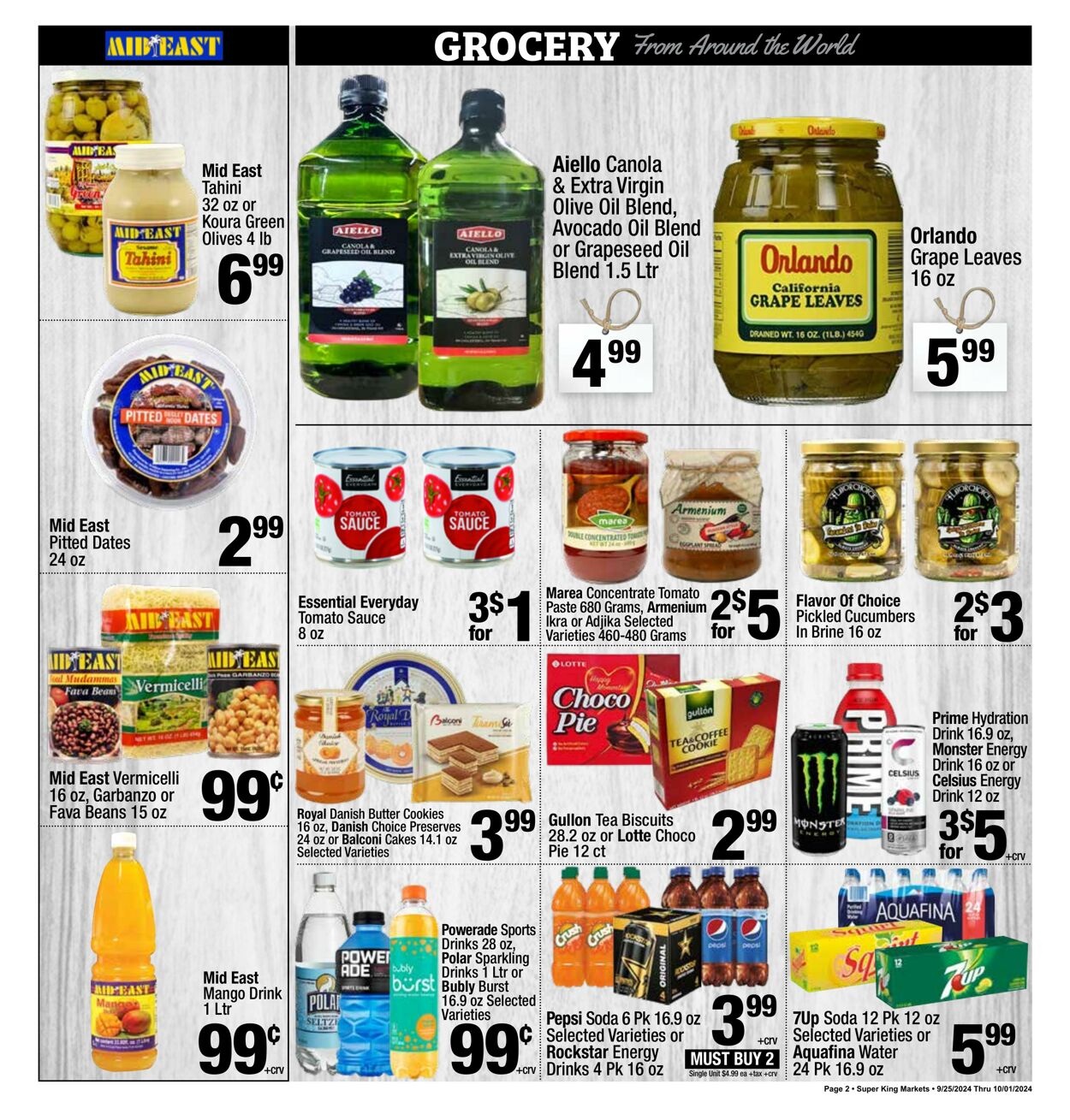 Weekly ad Super King Markets 09/25/2024 - 10/01/2024