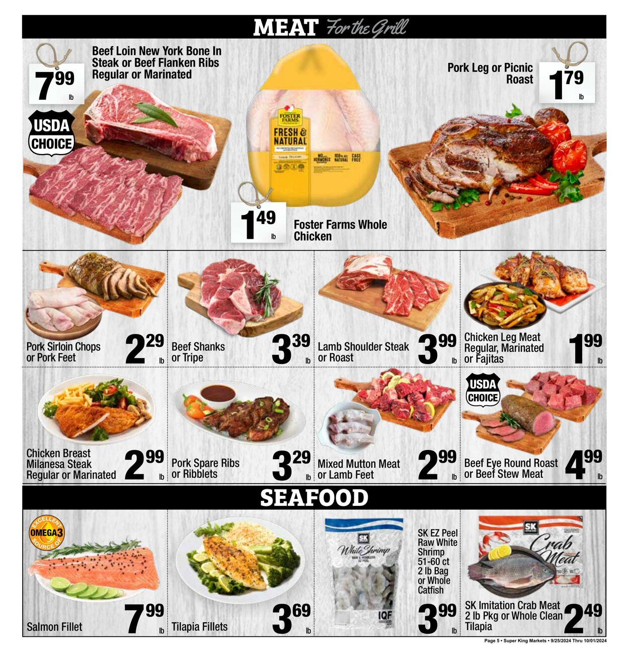 Weekly ad Super King Markets 09/25/2024 - 10/01/2024