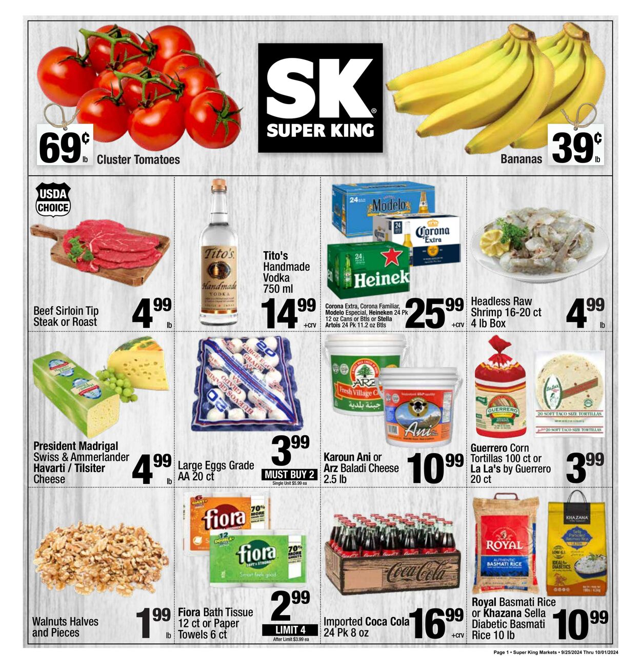 Weekly ad Super King Markets - Superkingmarkets Sep 25, 2024 - Oct 1, 2024