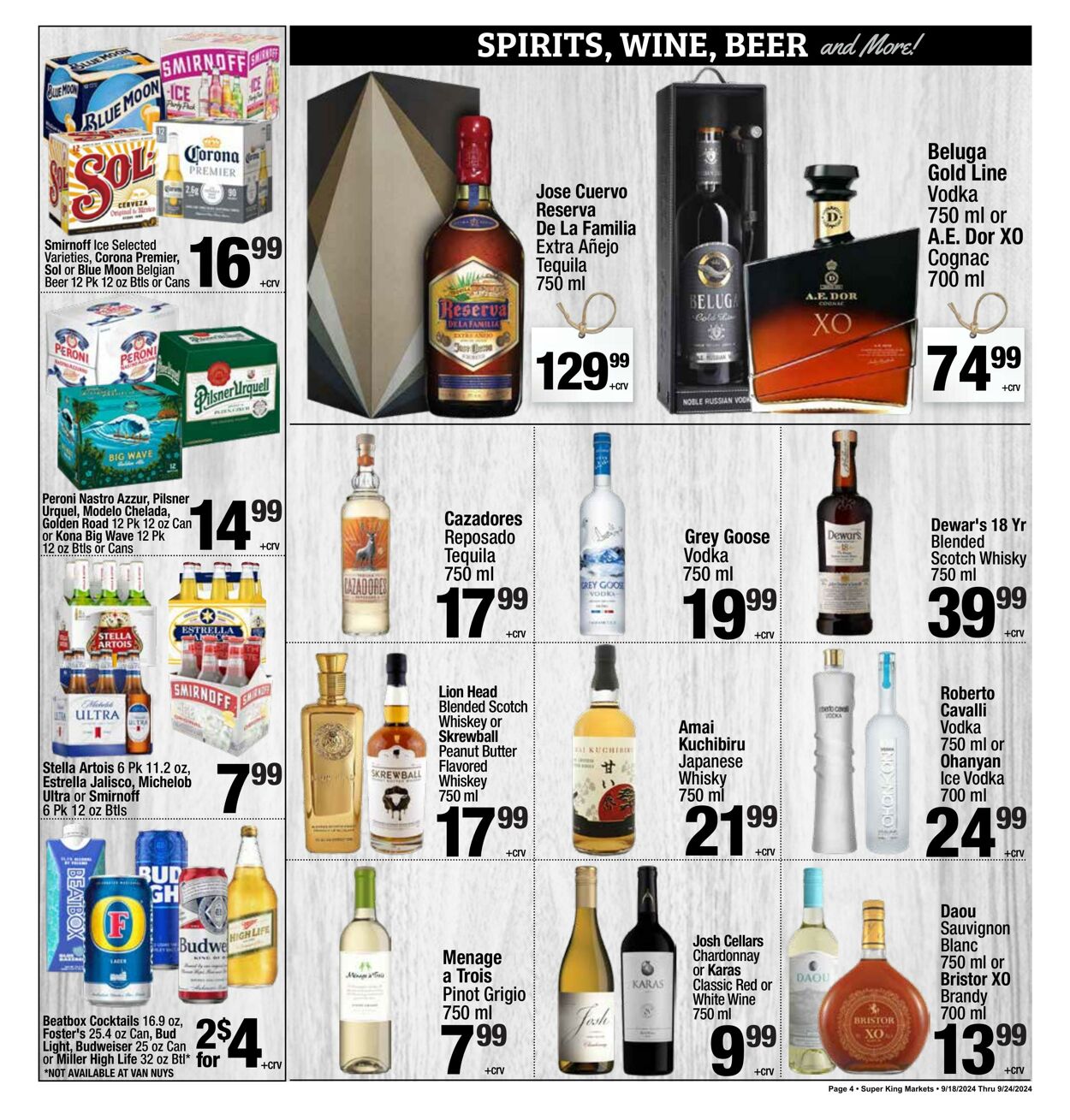 Weekly ad Super King Markets 09/18/2024 - 09/24/2024