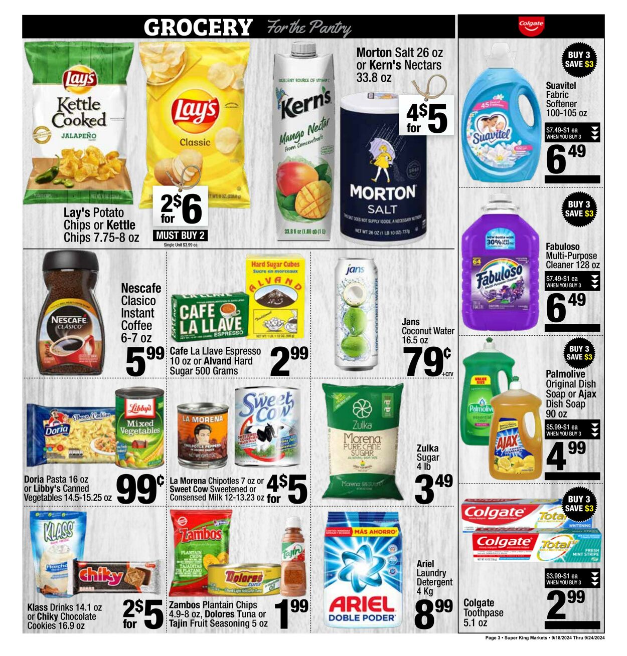 Weekly ad Super King Markets 09/18/2024 - 09/24/2024