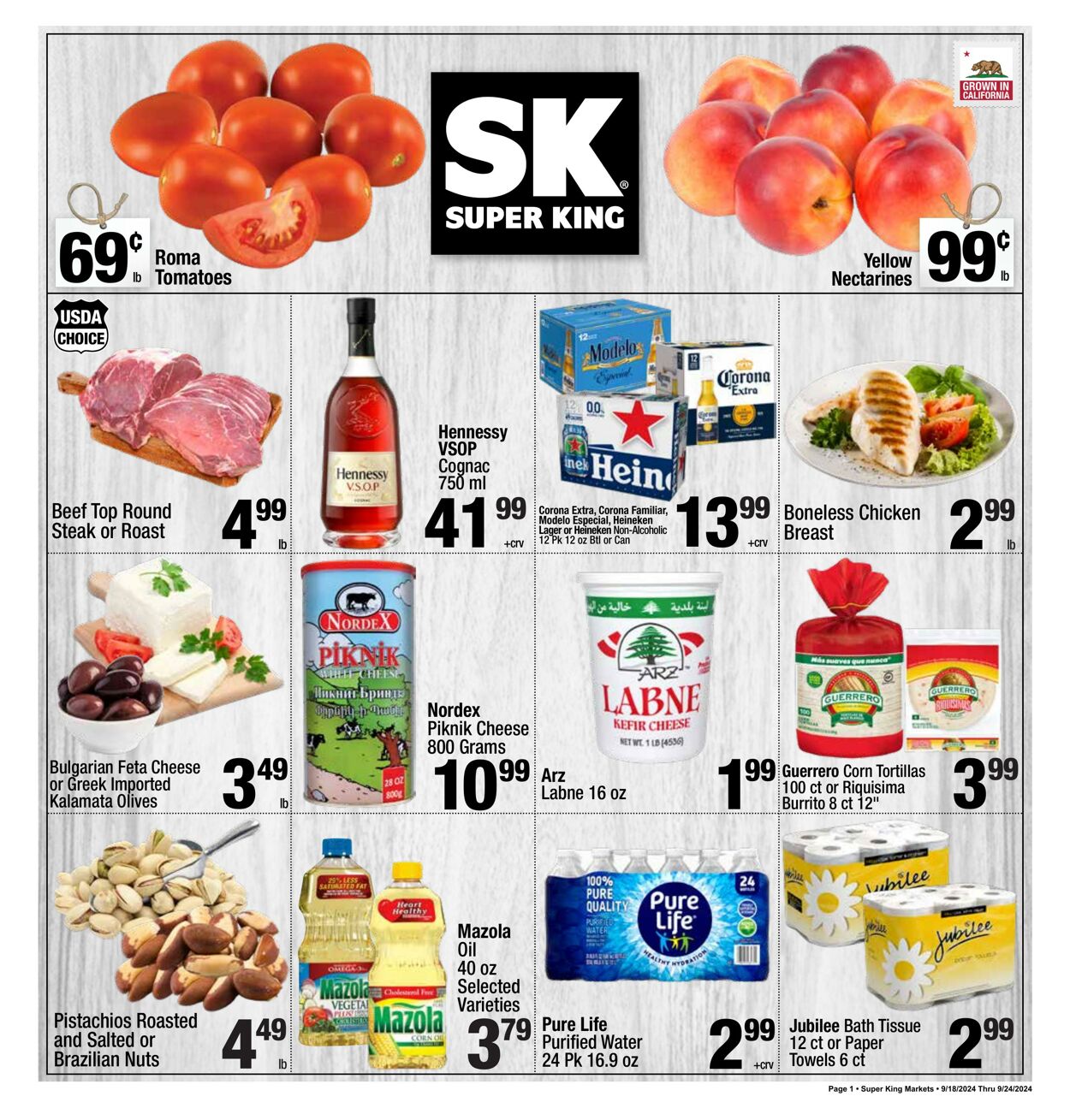 Weekly ad Super King Markets - Superkingmarkets Sep 18, 2024 - Sep 24, 2024