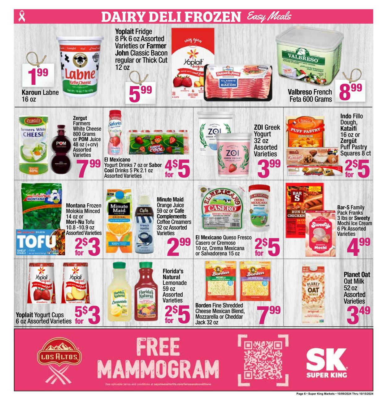 Weekly ad Super King Markets 10/09/2024 - 10/15/2024