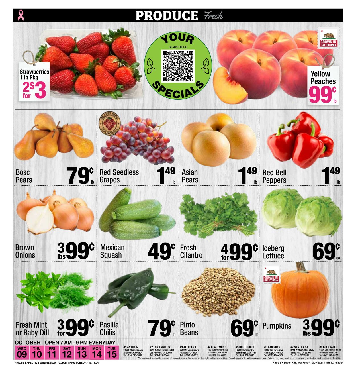 Weekly ad Super King Markets 10/09/2024 - 10/15/2024