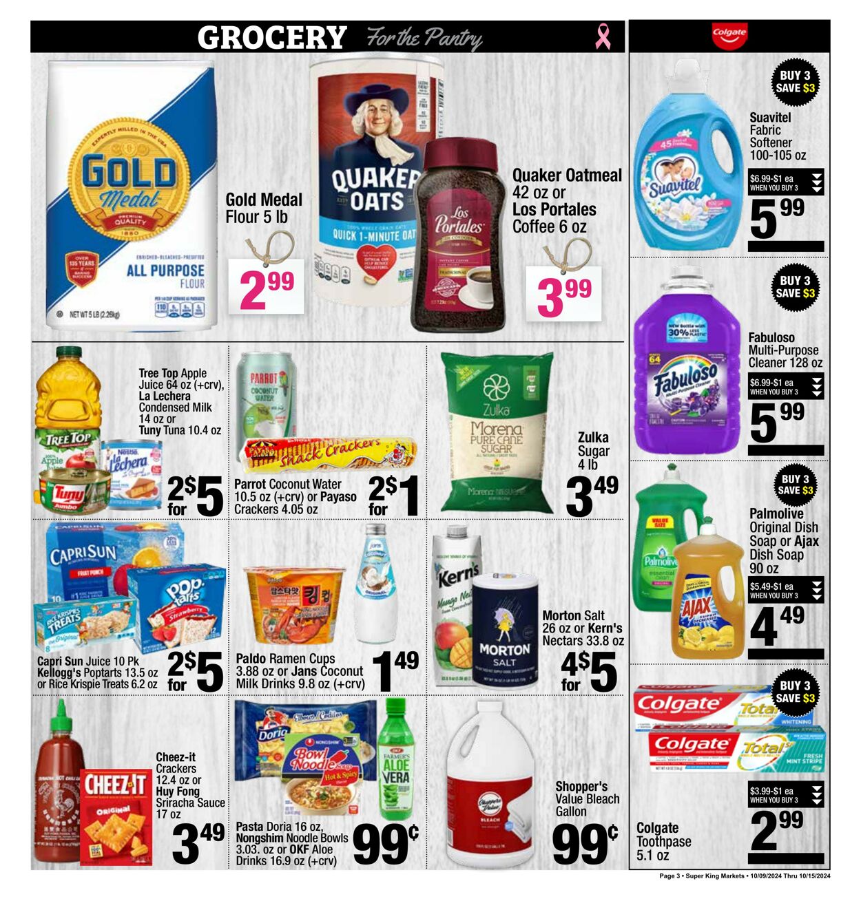 Weekly ad Super King Markets 10/09/2024 - 10/15/2024