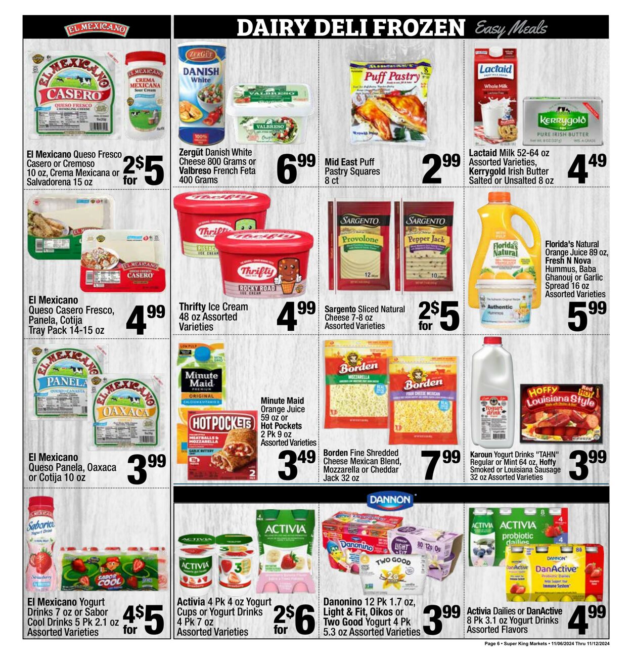 Weekly ad Super King Markets 11/06/2024 - 11/13/2024