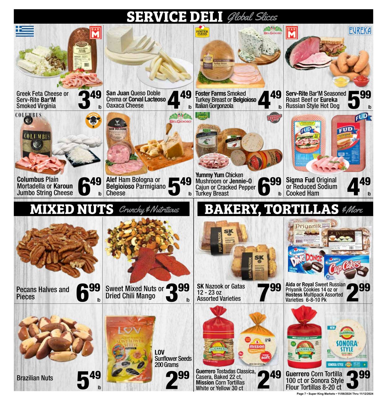 Weekly ad Super King Markets 11/06/2024 - 11/13/2024