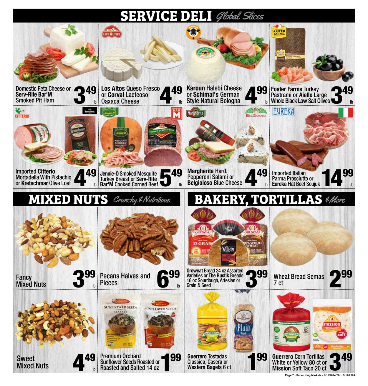 Weekly ad Super King Markets 09/11/2024 - 09/17/2024