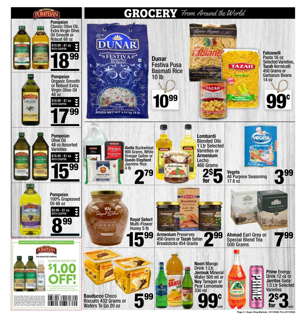 Weekly ad Super King Markets 09/11/2024 - 09/17/2024